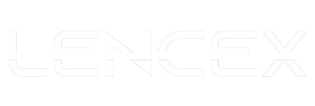 logo lencex negativo